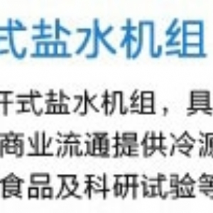 YSBLG系列半封闭螺杆式盐水机组